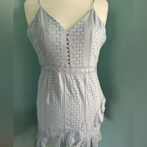 Pale blue Lacey Blue Blush dress